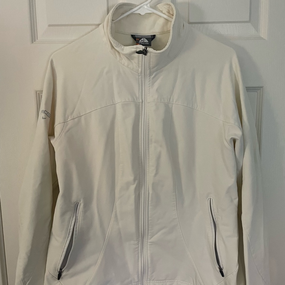 Nike Women’s Size XL Off-White Lightweight Jacket